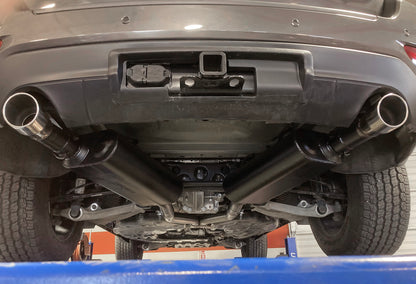 Force Ii Cat-Back Exhaust System Fits 2011-2021 Jeep Grand Cherokee 3.6, 5.7-Liter, Force Ii Cat-Back 2.5 Inch Stainless Steel Exhaust System, Dual Out Rear Exit Flowmaster