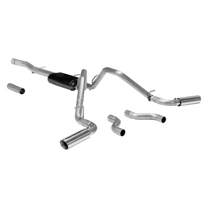 American Thunder Cat-Back Exhaust System Fits 2011-2018 Chevrolet Silverado 1500, Gmc Sierra 1500 With 6.2L Engine Aggressive To Moderate Sound Flowmaster