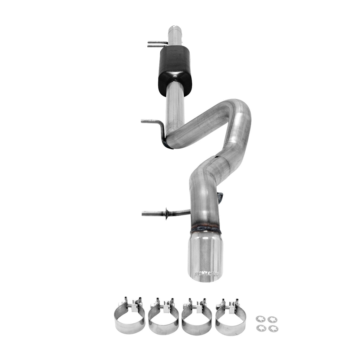 American Thunder Cat-Back Exhaust System 2007-2018 Jeep Wrangler Jk 2Dr/4Dr With 3.8L Or 3.6L Engine, High Clearance Cat-Back Exhaust System, 409 Stainless Steel Aggressive To Moderate Sound Flowmaster