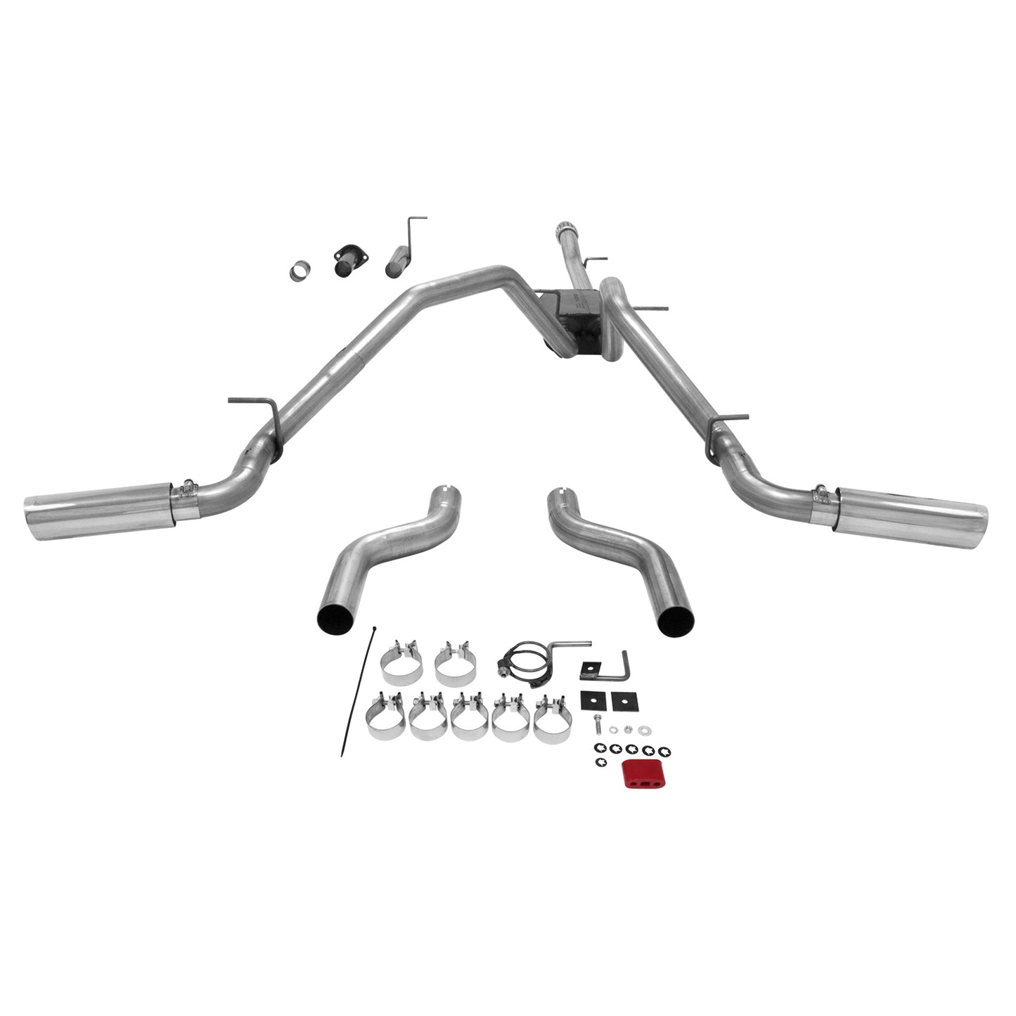 American Thunder Cat-Back Exhaust System Fits 2007-2013 Silverado/Sierra 1500 With 5.3L Engine Aggressive To Moderate Sound Flowmaster