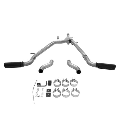 Outlaw Cat-Back Exhaust System Fits 2014-2019 (Classic Body) Chevrolet Silverado 1500/Gmc Sierra 1500 Crew Cab And Double Cab Models With 4.3L Or 5.3L Engine Aggressive Sound Flowmaster