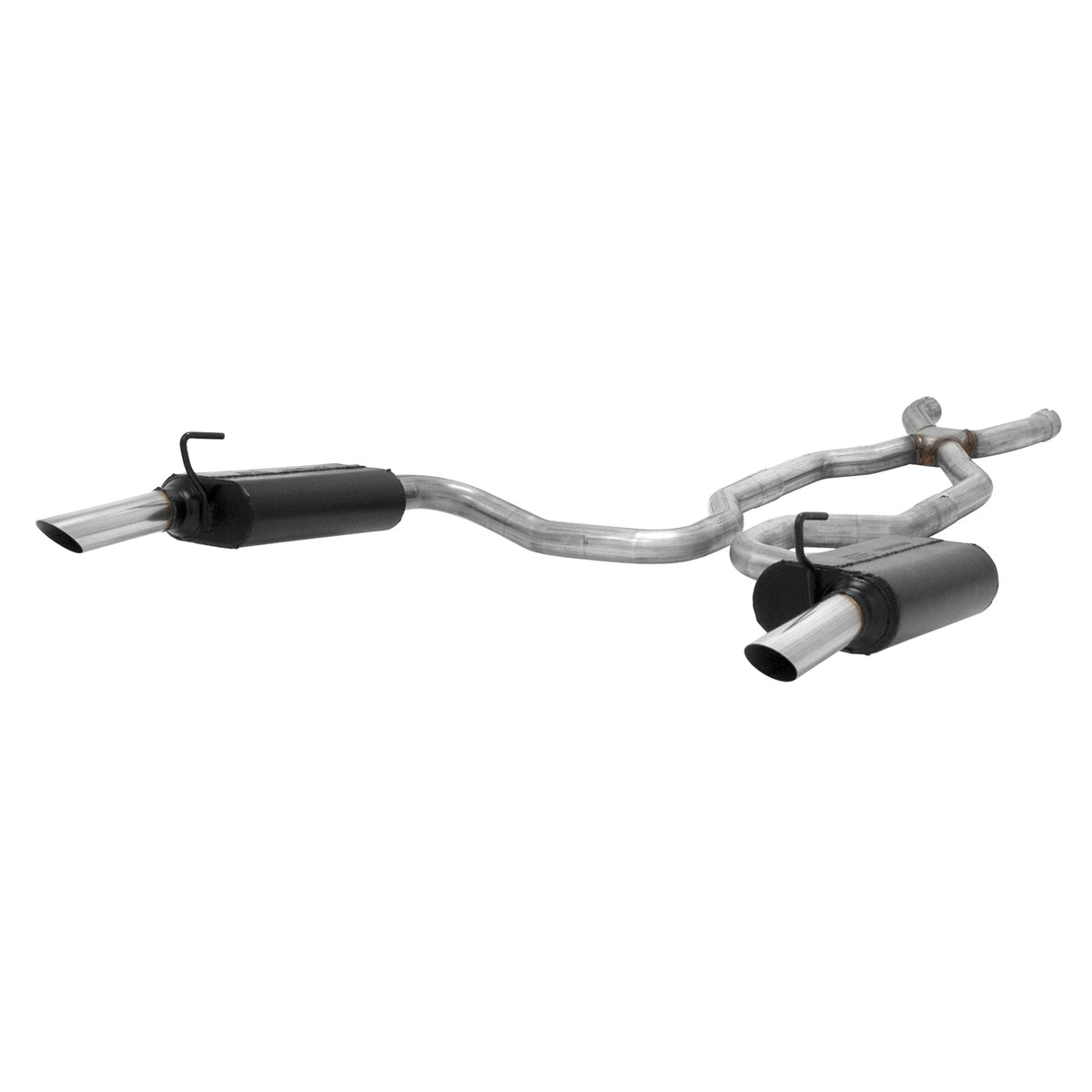 Force Ii Crossmember-Back Exhaust System Fits 1968-1969 Chevrolet Corvette Stingray With V8 Engines Moderate Sound Flowmaster