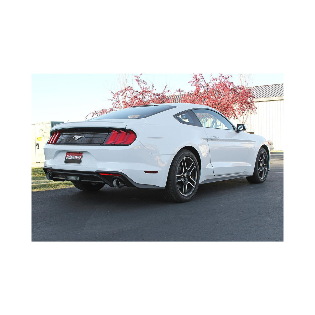 Outlaw Axle-Back Exhaust System Fits 2015-2023 Ford Mustang With The 2.3L Ecoboost Or 3.7L Engine Aggressive Sound Flowmaster