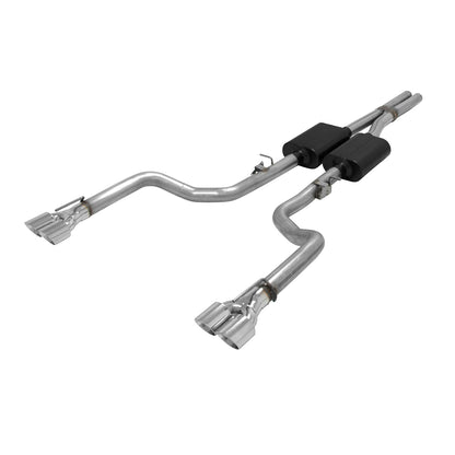 American Thunder Cat-Back Exhaust System 2015-2023 Dodge Challenger Hellcat, Demon, Srt392, R/T Scat-Pack With 6.2L Or 6.4L Engine And 2017-2022 R/T With 5.7L Engine Aggressive To Moderate Sound Flowmaster