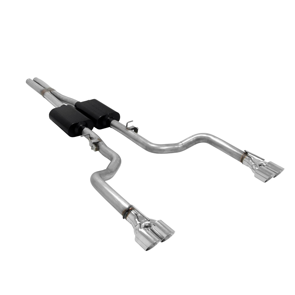 American Thunder Cat-Back Exhaust System 2015-2023 Dodge Challenger Hellcat, Demon, Srt392, R/T Scat-Pack With 6.2L Or 6.4L Engine And 2017-2022 R/T With 5.7L Engine Aggressive To Moderate Sound Flowmaster
