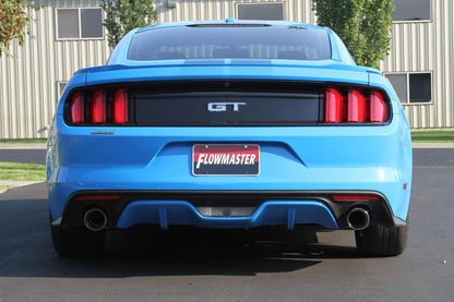 American Thunder Axle-Back Exhaust System 2015-2017 Ford Mustang Gt 5.0L Coupes & Convertibles Aggressive To Moderate Sound Flowmaster