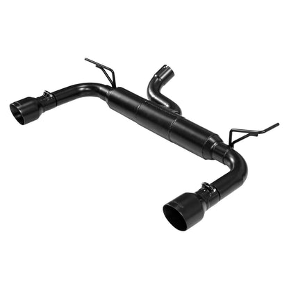 Outlaw Axle-Back Exhaust System 2007-2011 Jeep Wrangler 2 Door And 4 Door With 3.8L Engine Aggressive To Moderate Sound Flowmaster
