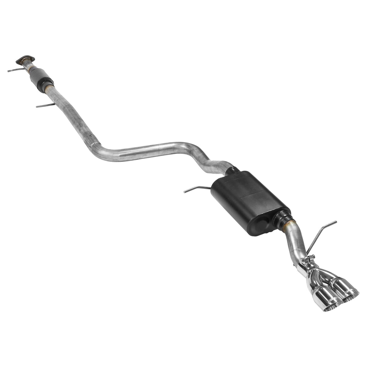 American Thunder Cat-Back Exhaust System 2014-2019 Ford Fiesta St With 1.6L Turbo Engine Aggressive To Moderate Sound Flowmaster