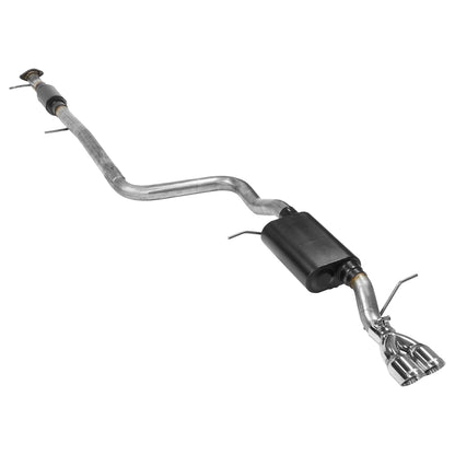 American Thunder Cat-Back Exhaust System 2014-2019 Ford Fiesta St With 1.6L Turbo Engine Aggressive To Moderate Sound Flowmaster