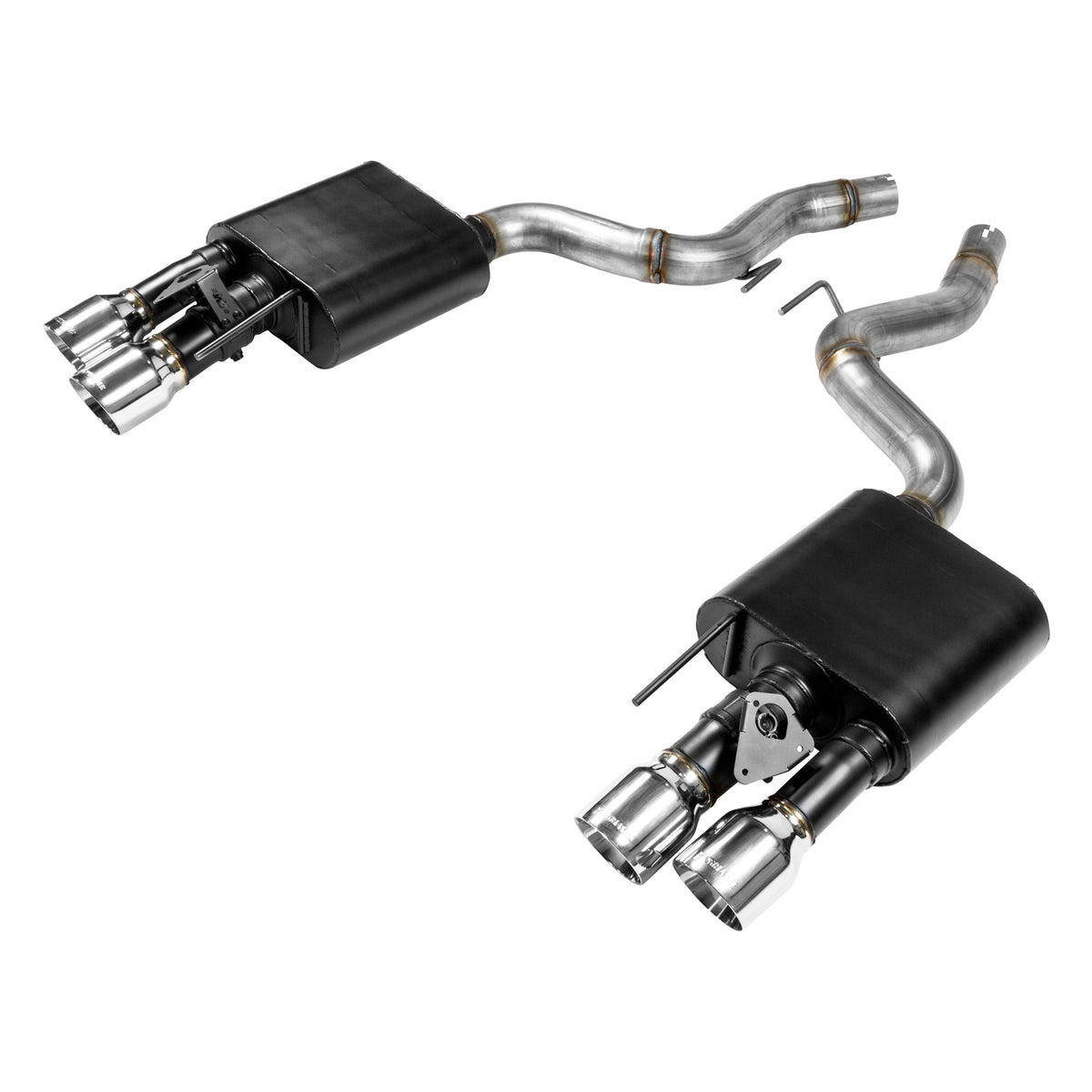 American Thunder Axle-Back Exhaust System Fits 2018-2023 Mustang Gt 5.0L With Factory Active Performance Exhaust Valves Aggressive To Moderate Sound Flowmaster