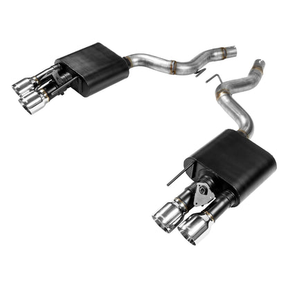 American Thunder Axle-Back Exhaust System Fits 2018-2023 Mustang Gt 5.0L With Factory Active Performance Exhaust Valves Aggressive To Moderate Sound Flowmaster