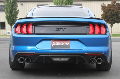 Outlaw Axle-Back Exhaust System Fits 2018-2023 Mustang Gt 5.0L With Factory Active Performance Exhaust Valves Aggressive Sound Flowmaster