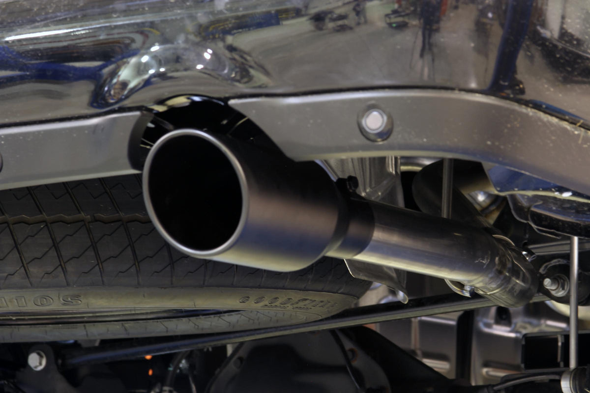 American Thunder Axle-Back Exhaust System Fits 2019-2024, 2026 Ram 1500 (New Body) Trucks With 5.7L Engine And Factory Dual Tailpipes. Removes Factory Resonators Moderate Sound Flowmaster