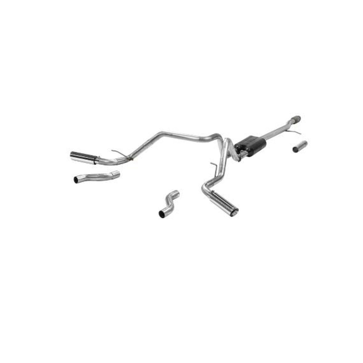 American Thunder Cat-Back Exhaust System Fits 2019-2026 Silverado/Sierra 1500 (New Body Style) 5.3L Engines Aggressive To Moderate Sound Flowmaster