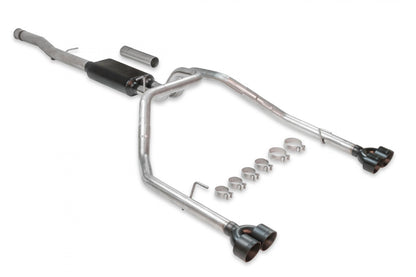 American Thunder Cat-Back Exhaust System Fits 2019-2023 Silverado/Sierra 1500 With 6.2L Engine Aggressive To Moderate Sound Flowmaster