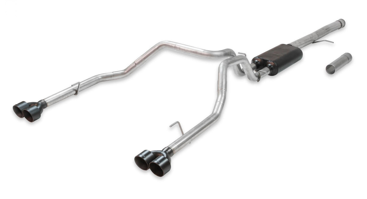 American Thunder Cat-Back Exhaust System Fits 2019-2023 Silverado/Sierra 1500 With 6.2L Engine Aggressive To Moderate Sound Flowmaster
