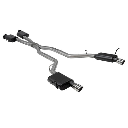 American Thunder Cat-Back Exhaust System Fits 2018-2024 Dodge Durango 6.4-Liter, American Thunder Cat-Back 3.0-Inch Stainless Steel Exhaust System, 4.00-Inch Polished Tips, Dual Out Rear Exit Flowmaster