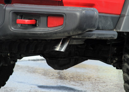 American Thunder Cat-Back Exhaust System Fits 2021-2023 Jeep Gladiator 3.0-Liter Diesel, Filter-Back, Single Rear Exit, American Thunder Stainless Steel Exhaust System Flowmaster