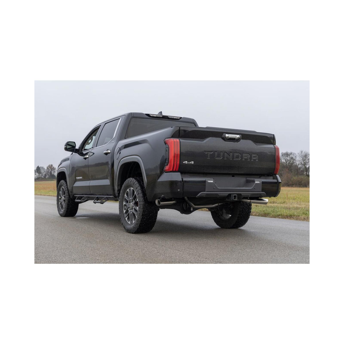 American Thunder Cat-Back Exhaust System Fits 2022-2025 Toyota Tundra 3.4-Liter, Cat-Back, Dual Out Rear/Side Exit, American Thunder Stainless Steel Exhaust System Flowmaster