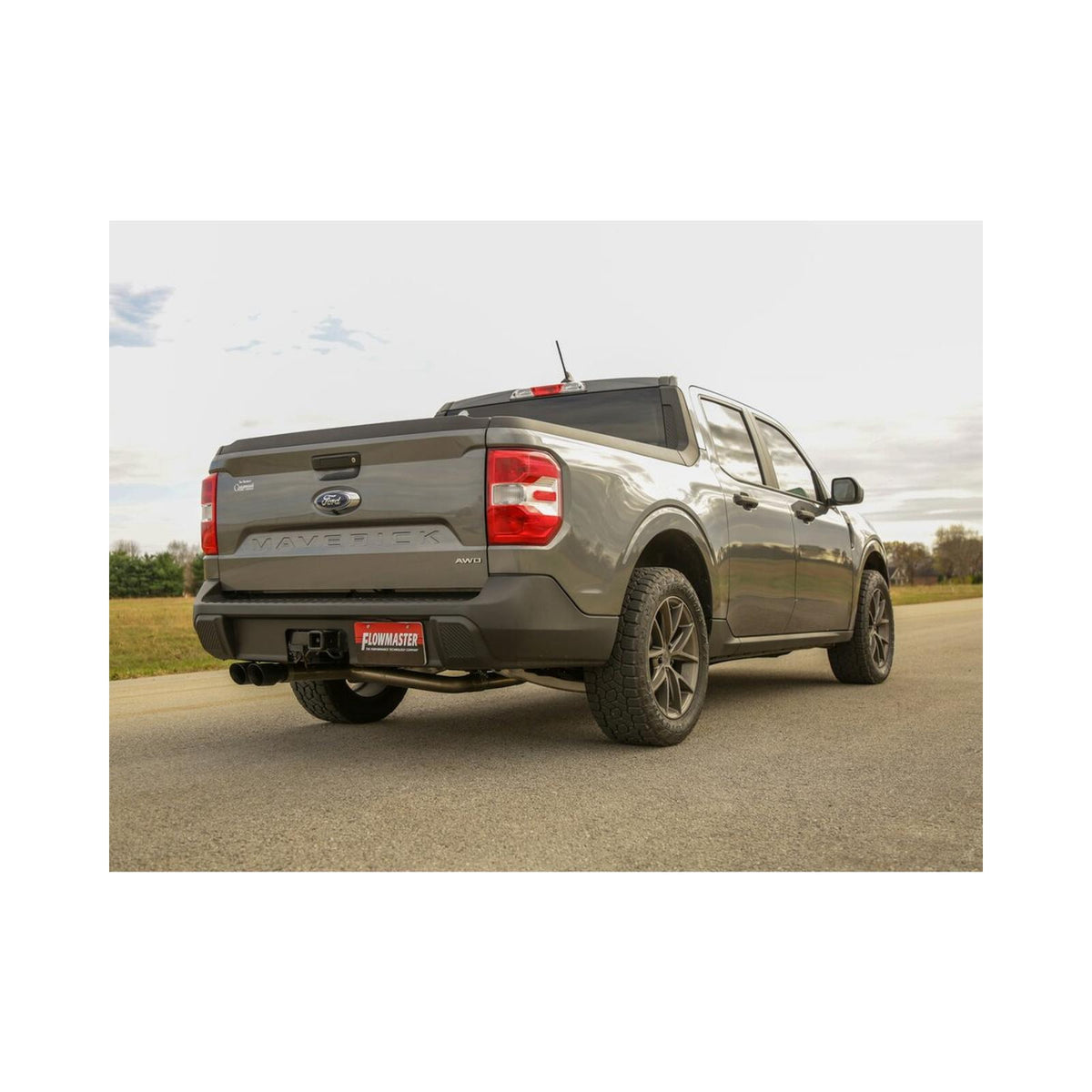 American Thunder Cat-Back Exhaust System Fits 2022-2024 Ford Maverick 2.0-Liter, Cat-Back, Single Rear Or Side Exit, American Thunder Stainless Steel Exhaust System Flowmaster
