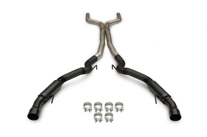 Outlaw Cat-Back Exhaust System Fits 2024-2026 Ford Mustang Gt 5.0-Liter, Outlaw Cat-Back 3.0-Inch Stainless Steel Exhaust System, 4.0-Inch Dual Black Tips Flowmaster