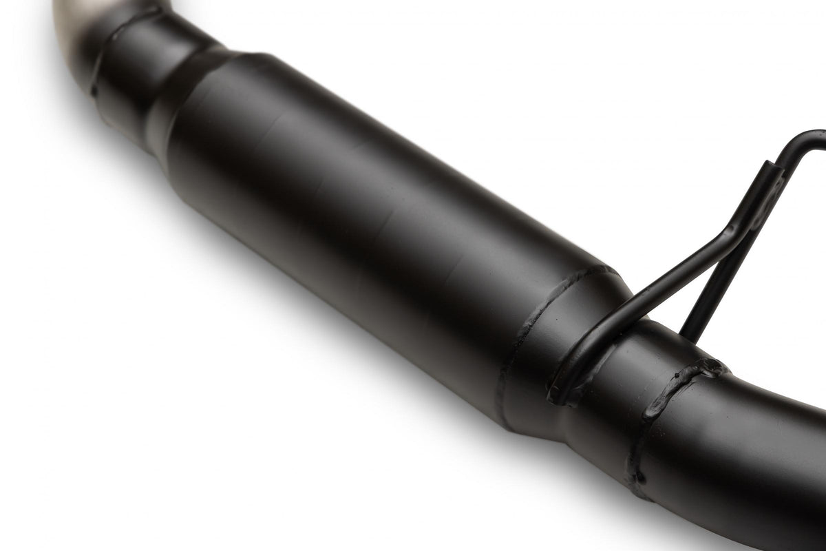 Outlaw Cat-Back Exhaust System Fits 2024-2026 Ford Mustang Gt 5.0-Liter, Outlaw Cat-Back 3.0-Inch Stainless Steel Exhaust System, 4.0-Inch Dual Black Tips Flowmaster