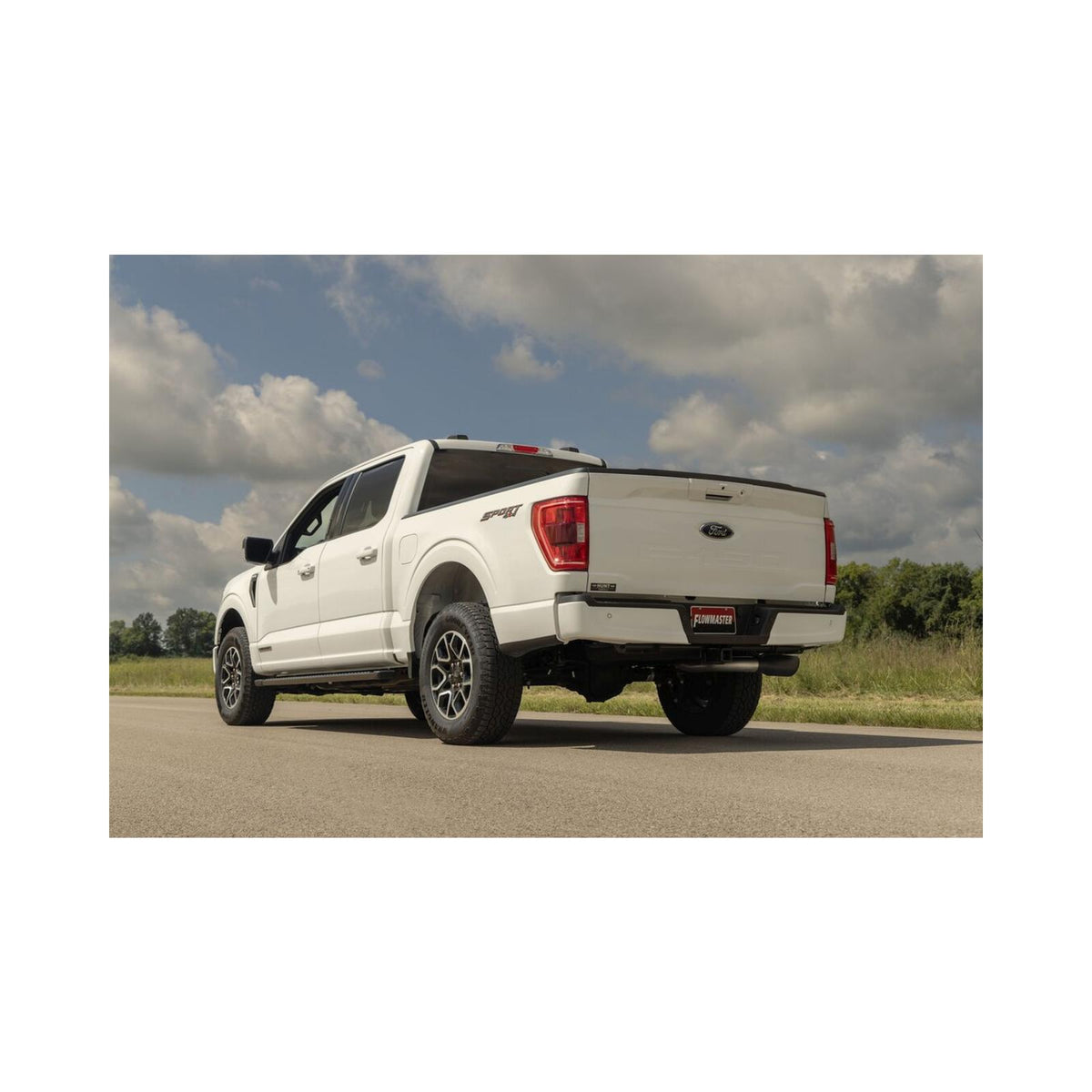 American Thunder Cat-Back Exhaust System Fits 2021-2025 Ford F-150 With 3.5-Liter Powerboost Hybrid Engine Flowmaster