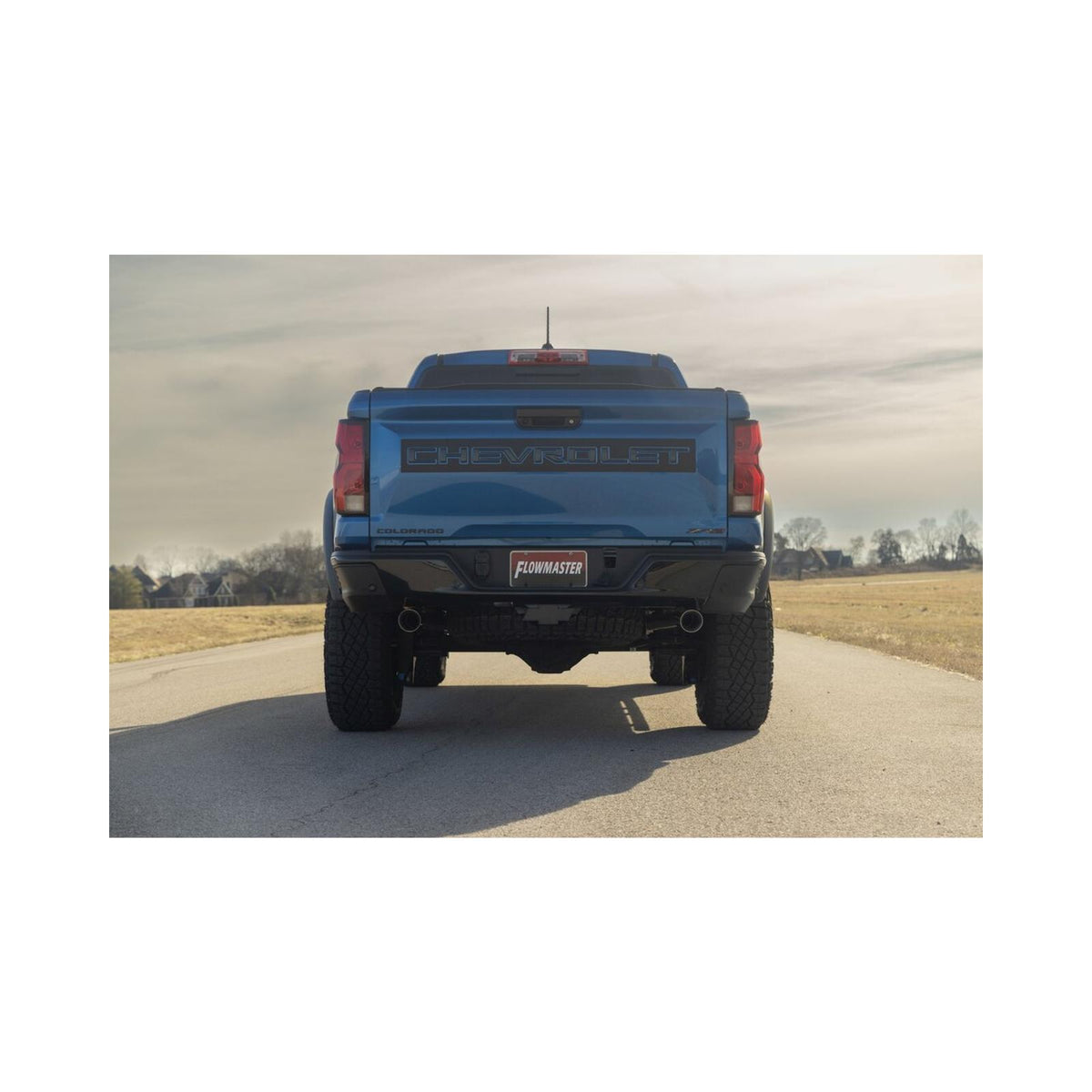 American Thunder Cat-Back Exhaust System Fits 2023-2026 GM Colorado / Canyon 2.7-Liter, Cat-Back, Dual Out Same Side Exit, Stainless Steel Exhaust System Flowmaster