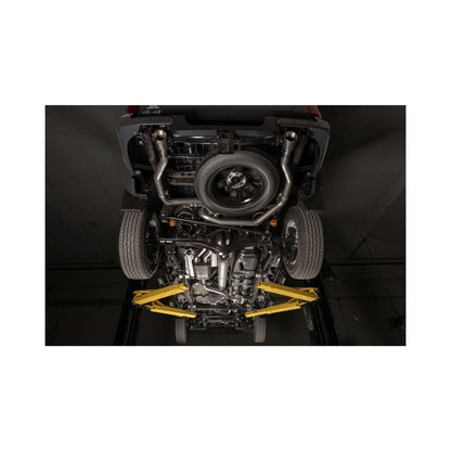 American Thunder Cat-Back Exhaust System Fits 2024-2025 Toyota Tacoma 2.4-Liter, All Wheelbases, American Thunder Dual Out Rear Or Side Exit, Cat-Back Exhaust System, Stainless Steel – Aggressive To Moderate Sound Flowmaster