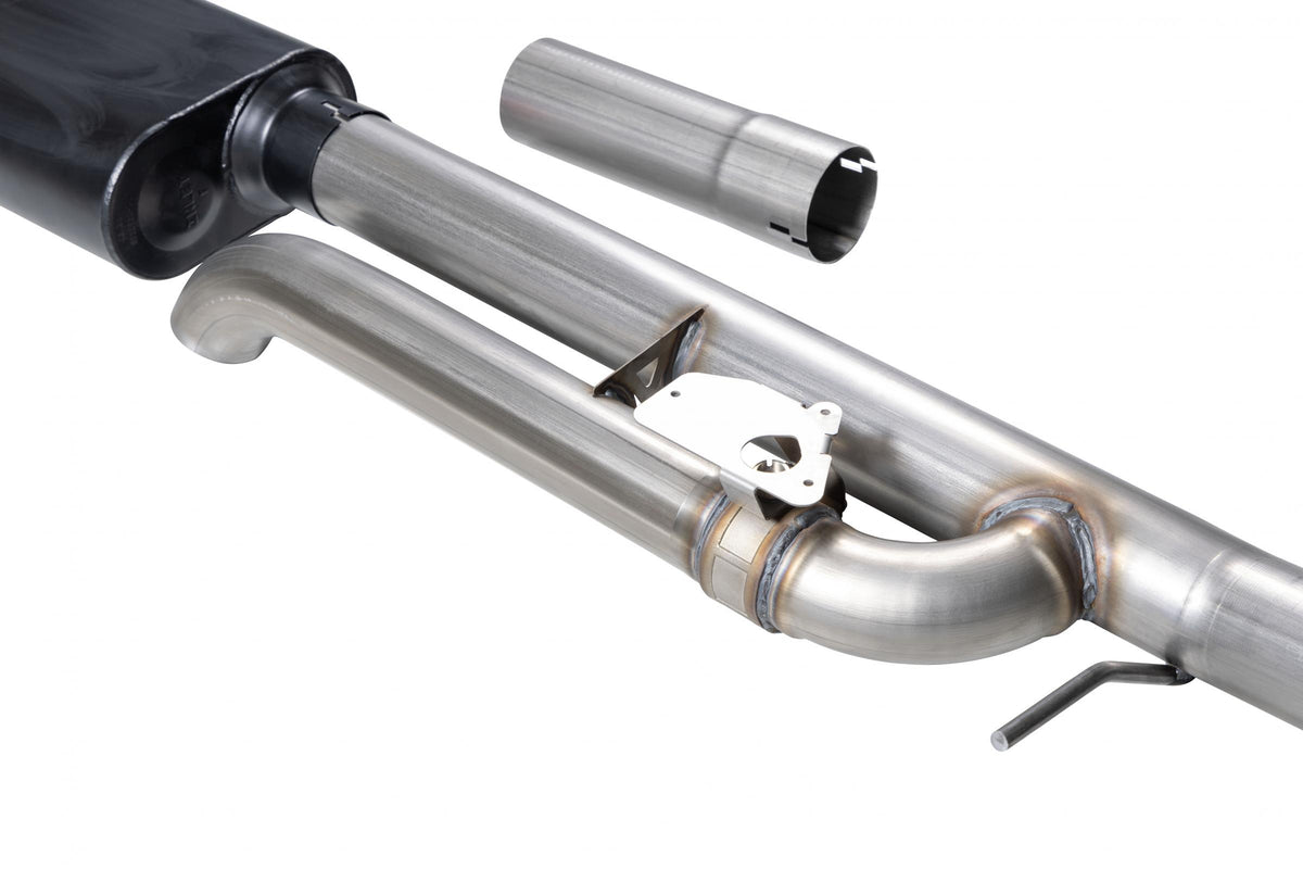 American Thunder Cat-Back Exhaust System Fits 2024-2026 GM 1500 6.2-Liter, American Thunder Cat-Back Exhaust System, With Active Valve, 409 Stainless Steel Flowmaster