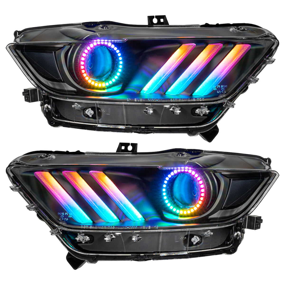 2015-2017 Ford Mustang Dyn CS RGB+A Pre-Asm HLs - Black Edition