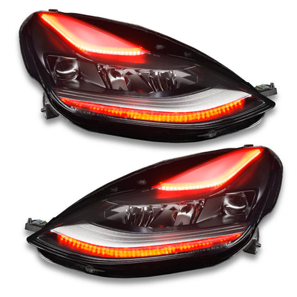 Oracle 2021+ Tesla Model 3 Dynamic ColorSHIFT Headlight DRL Upgrade Kit