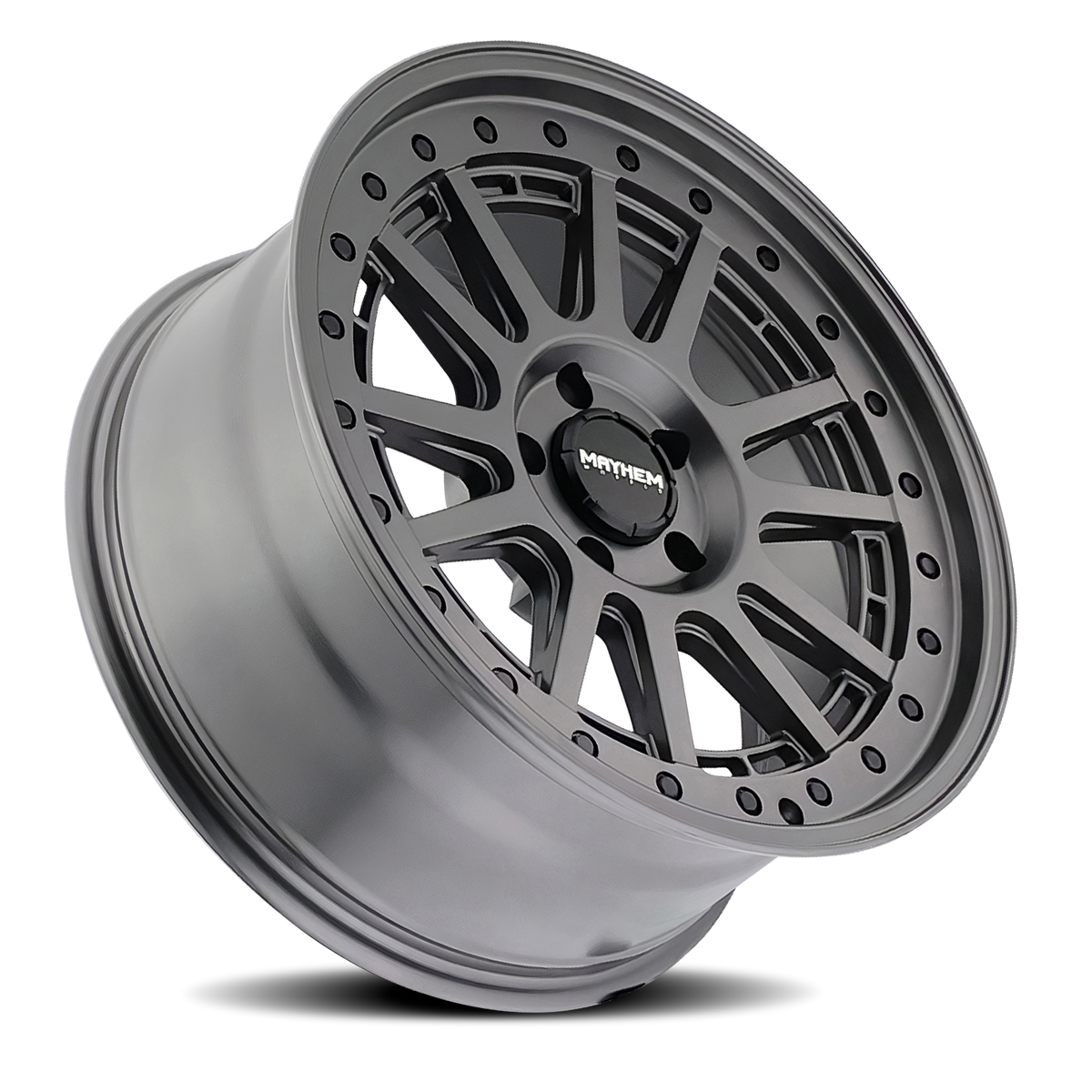 Mayhem Offroad Wheels Compass 8305 MGT 17x9 Matte Gunmetal Cast Aluminum