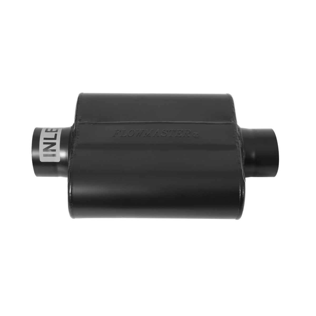 40 Series Delta Force Race Muffler 40 Series Race Muffler 409SS 2.50 Center In 2.50 Center Out -Aggressive Sound Flowmaster