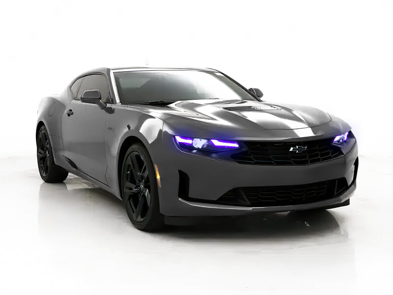 Oracle 19-21 Chevy Camaro LS/LT RGB+A Headlight DRL Kit - ColorSHIFT w/ RF Controller