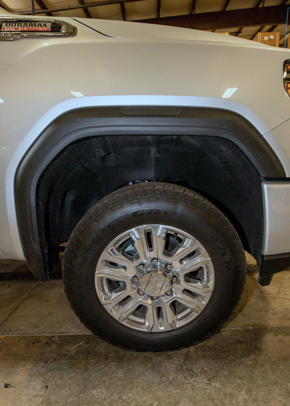 Wehrli 2020+ GMC 2500/3500HD Fender Flare Marker Light Delete Kit w/Logo - Fine Texture Black
