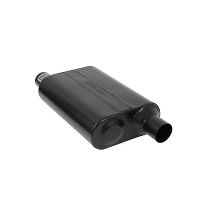 40 Series Delta Flow Chambered Muffler 40 Delta Flow Stainless Steel 2.25 Offset In 2.25 Offset Out Aggressive Sound Flowmaster