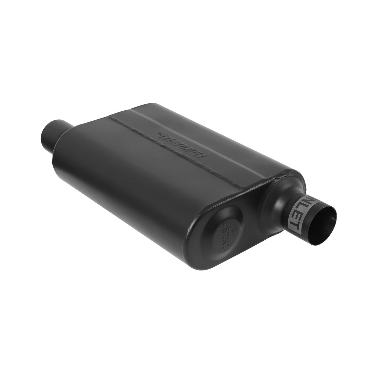 Super 44 Series Chambered Muffler Super 44 Series Stainless Steel 2.25 Offset In 2.25 Offset Out Aggressive Sound Flowmaster