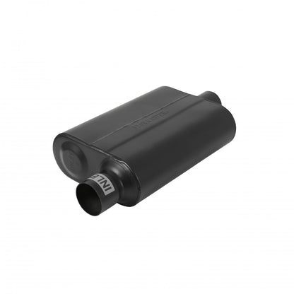 40 Series Delta Flow Chambered Muffler 40 Delta Flow Stainless Steel 2.50 Offset In 2.50 Center Out Aggressive Sound Flowmaster
