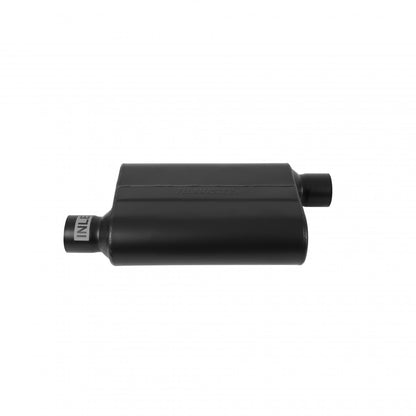 Super 44 Series Chambered Muffler Super 44 Series Stainless Steel 2.50 Offset In 2.50 Offset Out Aggressive Sound Flowmaster