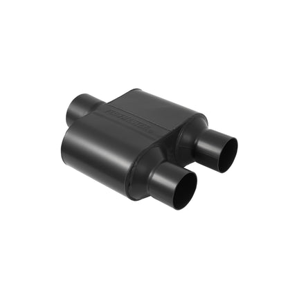 Super 10 Series Chambered Muffler Super 10 Series Stainless Steel 3.00 Center In 2.50 Dual Out Aggressive Sound Flowmaster