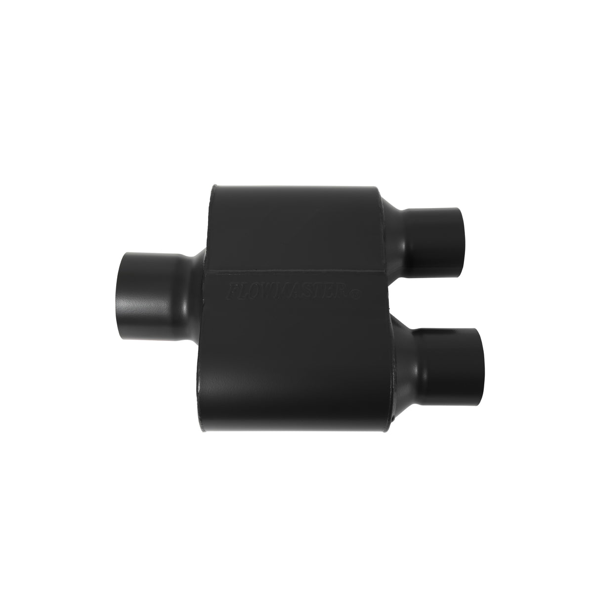 Super 10 Series Chambered Muffler Super 10 Series Stainless Steel 3.00 Center In 2.50 Dual Out Aggressive Sound Flowmaster