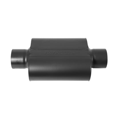 40 Series Delta Force Race Muffler 40 Series Race Muffler 409SS- 3.00 Center In 3.00 Center Out Aggressive Sound Flowmaster