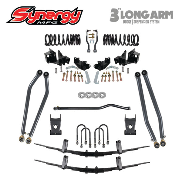 Ram 3 Inch Long Arm System 03-13 Dodge Ram 1500/2500/3500 4x4 Synergy MFG
