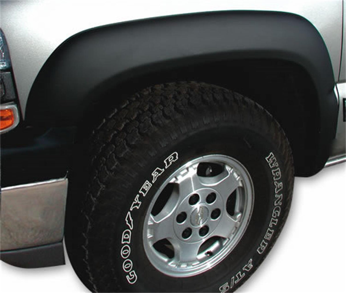 Black Trail Riderz Textured Finish 4-Piece Fender Flare 6.25 Inch for 2008-2010 Ford F-250/F-350/F-450 Stampede