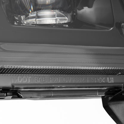 AlphaRex 19-23 Chevrolet Silverado 2500/3500HD DoubleTap Dual Color LED Projector Fog Lights