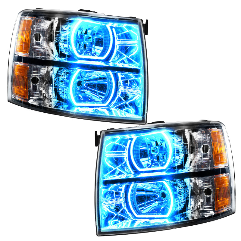 Oracle 07-13 Chevrolet Silverado SMD HL - Square Style - ColorSHIFT w/ 2.0 Controller