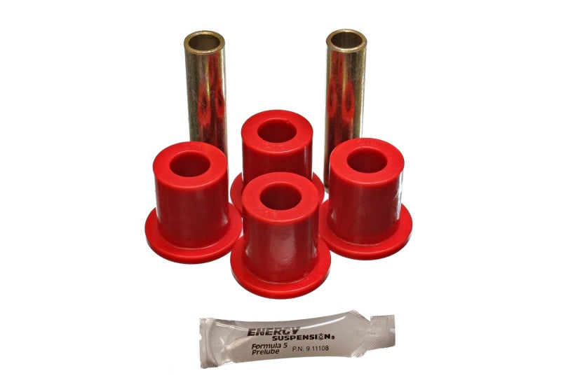 Energy Suspension Rear Spring Frame Shackle Kit - Red