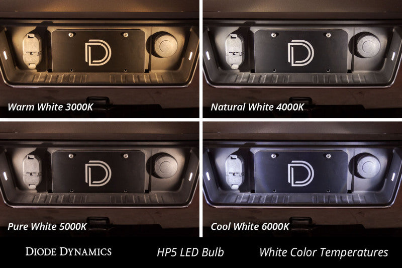 Diode Dynamics 194 LED Bulb HP3 LED Warm - White Short (Pair)