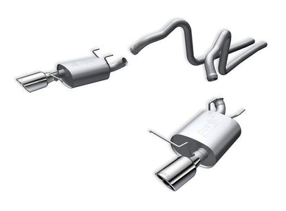 Borla 2011 Ford Mustang 3.7L 6cyl 6spd RWD SS S-Type Catback Exhaust